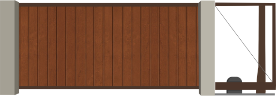 S-гофр вертикальное наполнение