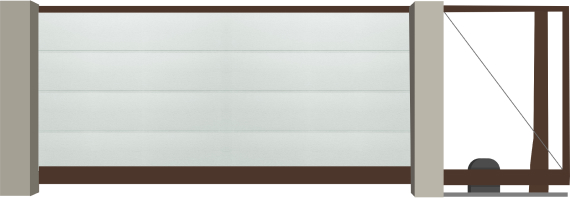 L-гофр горизонтальное наполнение