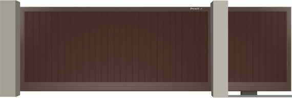 Вертикальное расположение сэндвич-панелей