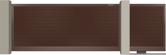 Вертикальное расположение сэндвич-панелей