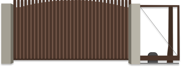 Накладное разреженное заполнение профилями 82 и 37 мм