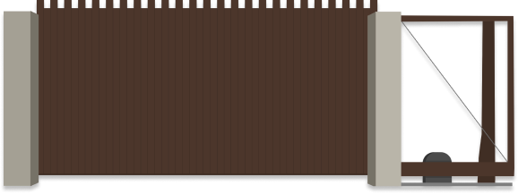 Накладное заполнение профилем 82 мм
