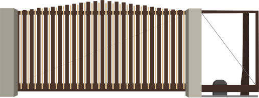 Накладное разреженное заполнение профилями 82 и 37 мм