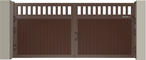 Комбинация решетки с вертикальным расположением сэндвич-панели