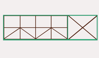 Внешний каркас полотна ворот