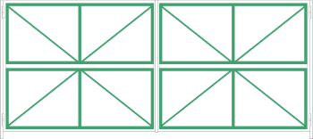Внутренний каркас полотна ворот