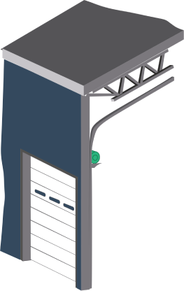 Наклонный с нижним расположением вала