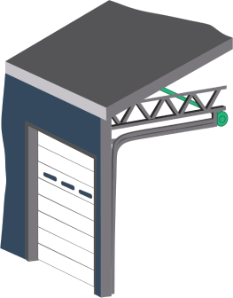Низкий тип монтажа (вал сзади)