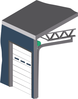 Низкий тип монтажа (вал спереди)