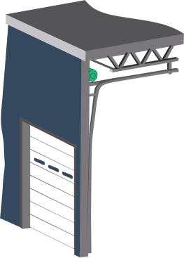 Высокий тип монтажа с верхним расположением вала