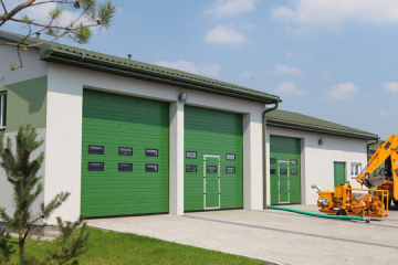 Секционные промышленные ворота