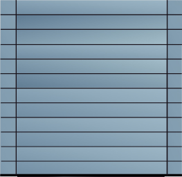 Ворота Hormann ALR F42 для облицовки заказчиком в едином стиле с фасадом