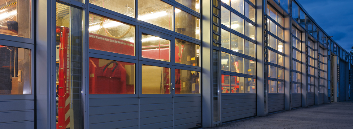 Промышленные панарамные ворота