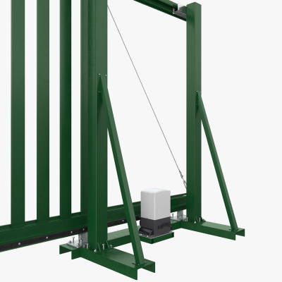 Опорная рама с удерживающими столбами