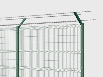 Установка колючей проволоки