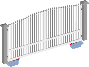 Подземный электромеханический привод