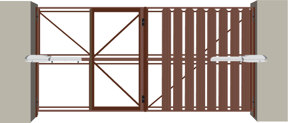 Серия Эконом с калиткой