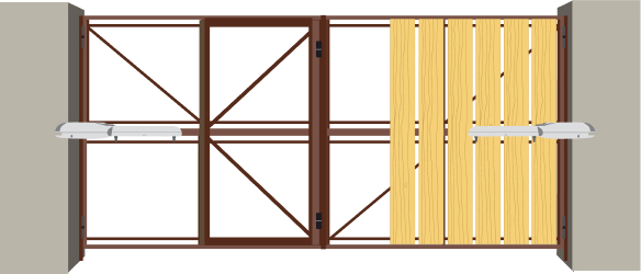 Серия Эконом с калиткой
