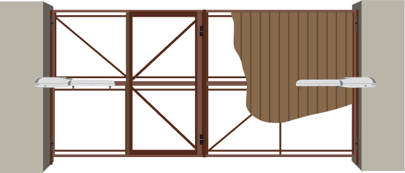 Серия Эконом с калиткой