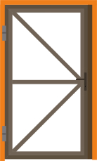 В П-образной раме