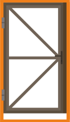 В прямоугольной раме