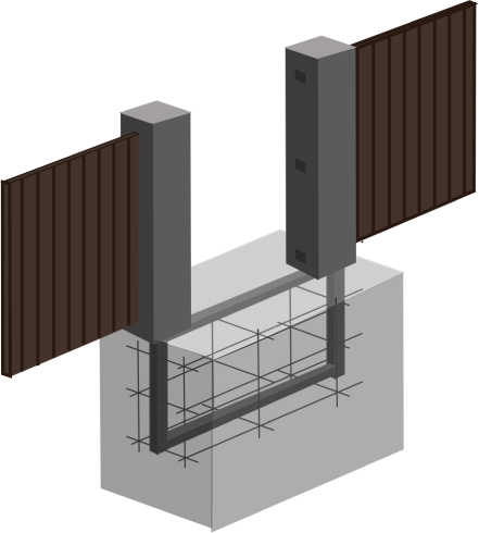 Бетонируемая рама