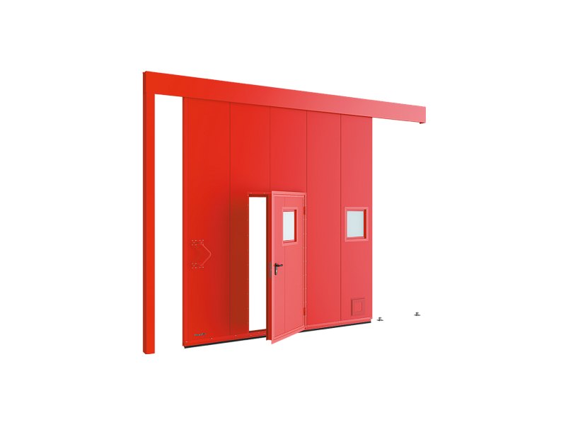 Противопожарные откатные EI60/EI90 5000x4000 &mdash; промышленные ворота DoorHan, Москва