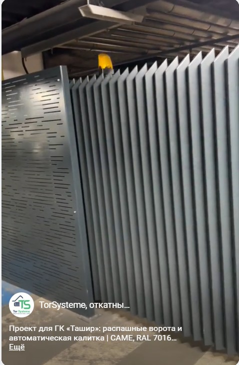 Видео 2 &mdash; распашные ворота и автоматизированная калитка